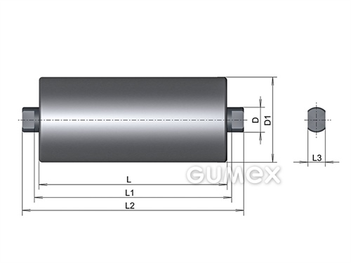 HLADKÉ VÁLEČKY PRO DOPRAVNÍKY - PRŮMĚR 52 MM